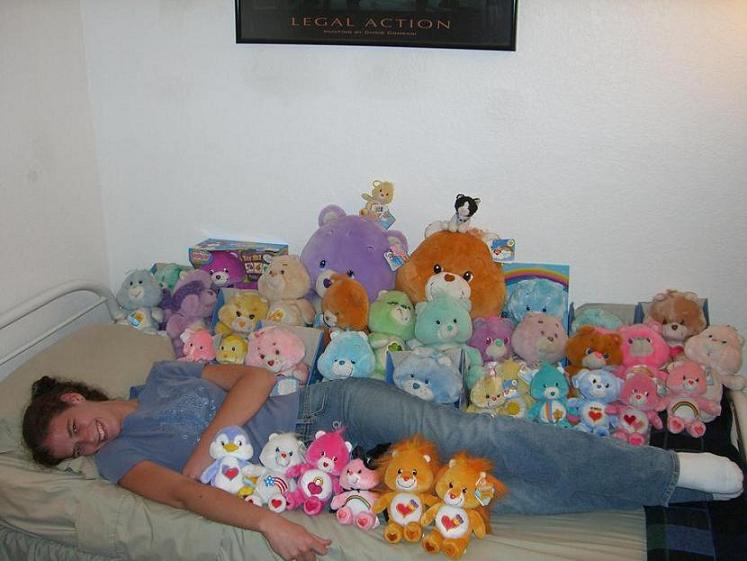 Amy and her Care Bears