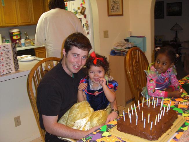 David and Hailey on his birthday