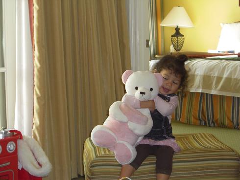 Hailey and her Teddy Bear