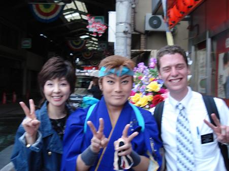 Robert with a Japanese star.